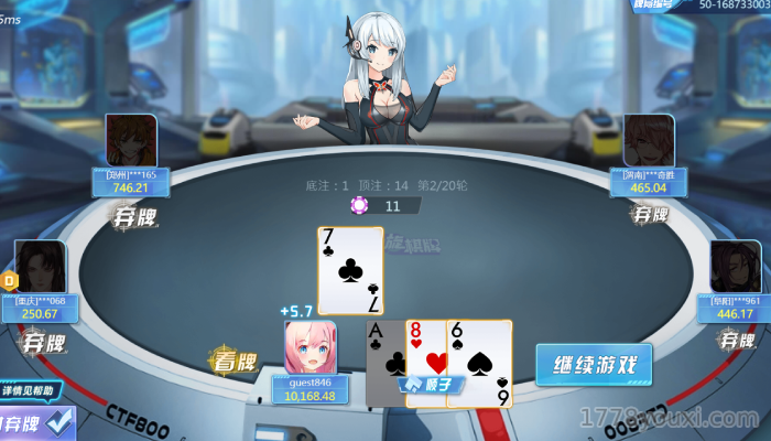 凯旋棋牌二次元游戏3+2炸金花，另类的炸金花游戏